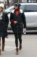 NINA DOBREV Out and About in Aspen 01/01/2018