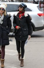 NINA DOBREV Out and About in Aspen 01/01/2018
