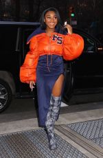 NORMANI KORDEI Arrives at Sony Building in New York 01/26/2018