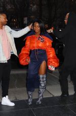 NORMANI KORDEI Arrives at Sony Building in New York 01/26/2018