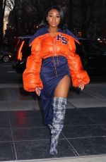 NORMANI KORDEI Arrives at Sony Building in New York 01/26/2018