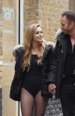 OLA JORDAN Heading to Dance Studio in London 01/12/2018