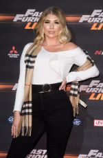 OLIVIA BUCKLAND at Fast and Furious Live at O2 Arena in London 01/19/2018