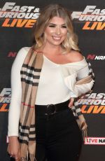 OLIVIA BUCKLAND at Fast and Furious Live at O2 Arena in London 01/19/2018