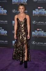 OLIVIA HOLT at Black Panther Premiere in Hollywood 01/29/2018