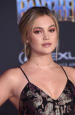 OLIVIA HOLT at Black Panther Premiere in Hollywood 01/29/2018