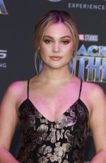 OLIVIA HOLT at Black Panther Premiere in Hollywood 01/29/2018
