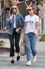 OLIVIA WILDE in Jeans Out with a Friend in West Hollywood 01/30/2018