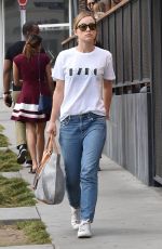 OLIVIA WILDE in Jeans Out with a Friend in West Hollywood 01/30/2018