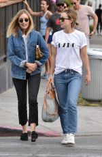 OLIVIA WILDE in Jeans Out with a Friend in West Hollywood 01/30/2018