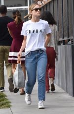 OLIVIA WILDE in Jeans Out with a Friend in West Hollywood 01/30/2018