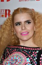 PALOMA FAITH Performs at Brit Awards Nominations Launch Party in London 01/13/2018