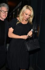 PAMELA ANDERSON Leaves Talk Launching Women Whistleblowing Wikileaks in London 01/22/2018