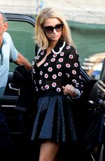 PARIS HILTON Arrives at a Beauty Salon in Beverly Hills 01/18/2018