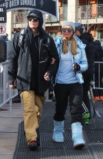 PARIS HILTON Out in Aspen 01/03/2018