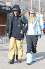 PARIS HILTON Out in Aspen 01/03/2018