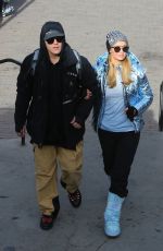 PARIS HILTON Out in Aspen 01/03/2018