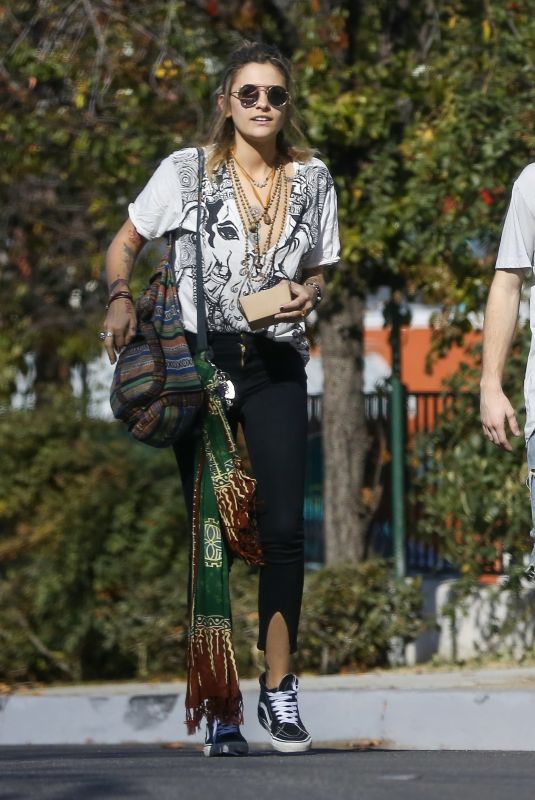 PARIS JACKSON Out for Lunch at Leo&Lily in Woodland Hills 01/24/2018
