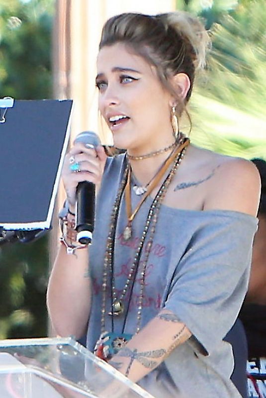 PARIS JACKSON Speaks at 2018 Women