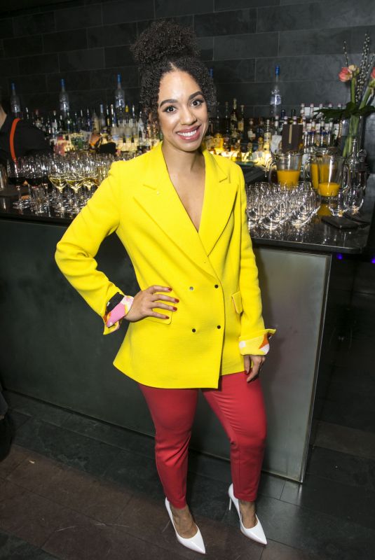 PEARL MCKIE at The Birthday Party Play Press Night in London 01/18/2018