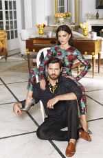PENELOPE CRUZ and Edgar Ramirez in Town & Country Magazine, March 2018 Issue
