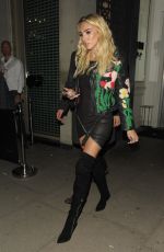PETRA ECCLESTONE Leaves Sumosan Wwiga Restaurant in London 01/26/2018