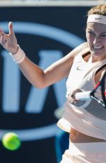 PETRA KVITOVA at Australian Open Tennis Tournament in Melbourne 01/16/2018