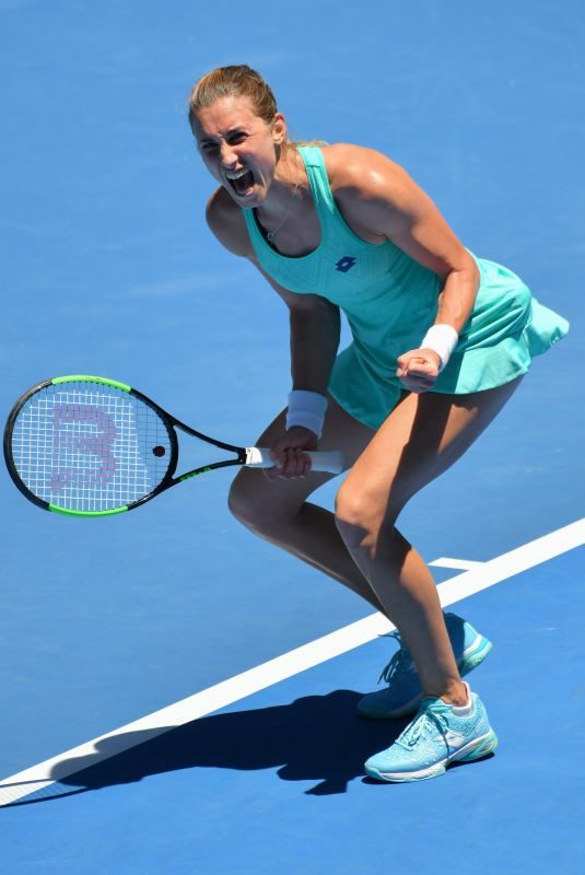 PETRA MARTIC at Australian Open Tennis Tournament in Melbourne 01/19/2018