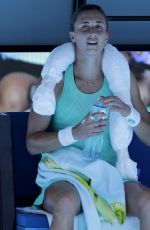 PETRA MARTIC at Australian Open Tennis Tournament in Melbourne 01/19/2018