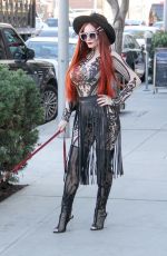 PHOEBE PRICE Out and About in Beverly Hills 01/11/2018
