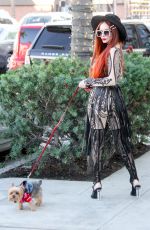PHOEBE PRICE Out and About in Beverly Hills 01/11/2018