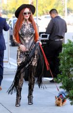 PHOEBE PRICE Out and About in Beverly Hills 01/11/2018