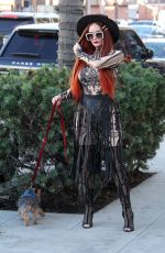 PHOEBE PRICE Out and About in Beverly Hills 01/11/2018
