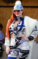 PHOEBE PRICE Out for Lunch at Il Pastaio in Beverly Hills 01/02/2018