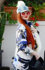 PHOEBE PRICE Out for Lunch at Il Pastaio in Beverly Hills 01/02/2018