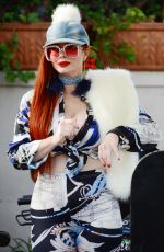 PHOEBE PRICE Out for Lunch at Il Pastaio in Beverly Hills 01/02/2018