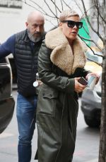 PINK Arrives at Her Hotel in New York 01/28/2018