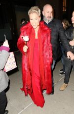 PINK Leaves Her Hotel in New York 01/27/2018