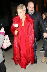 PINK Leaves Her Hotel in New York 01/27/2018