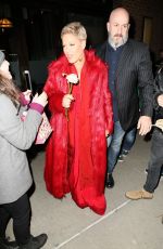 PINK Leaves Her Hotel in New York 01/27/2018