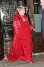 PINK Leaves Her Hotel in New York 01/27/2018