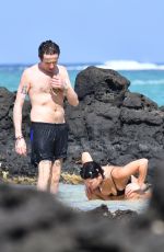 PIXIE GELDOF in Bikini on the Beach in Mauritius 12/20/2017
