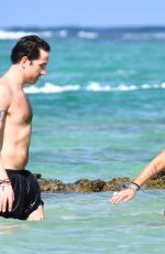 PIXIE GELDOF in Bikini on the Beach in Mauritius 12/20/2017