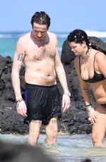 PIXIE GELDOF in Bikini on the Beach in Mauritius 12/20/2017