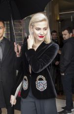PIXIE LOTT at Schiaparelli Haute Couture Spring/Summer 2018 Show in Paris 01/22/2018