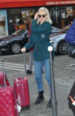 PIXIE LOTT Heading at Eurostar at Gare Du Nord in Paris 01/3/2018