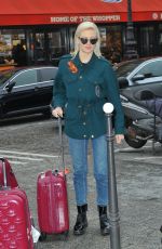 PIXIE LOTT Heading at Eurostar at Gare Du Nord in Paris 01/3/2018