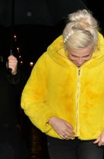 PIXIE LOTT Leaves Ritz Hotel in Paris 01/21/2018