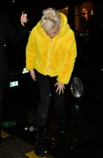 PIXIE LOTT Leaves Ritz Hotel in Paris 01/21/2018