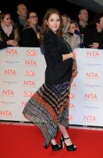 Pregnant ANGLEA SCANLON at National Television Awards in London 01/23/2018